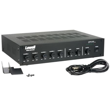 Lowell Manufacturing MA250 Rackmount Mixer with 250W Amplifier