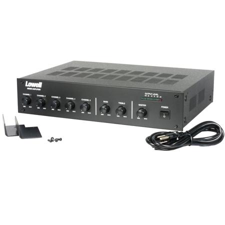 Lowell Manufacturing MA60 Rackmount Mixer with 60W Amplifier