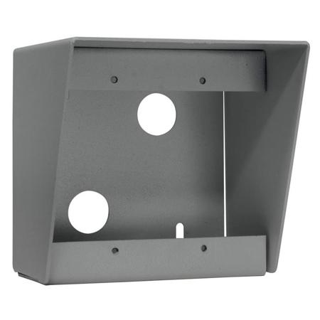 Lowell Manufacturing PHB-2 Protective Hooded Steel Surface-Mount Wall Box, Gray