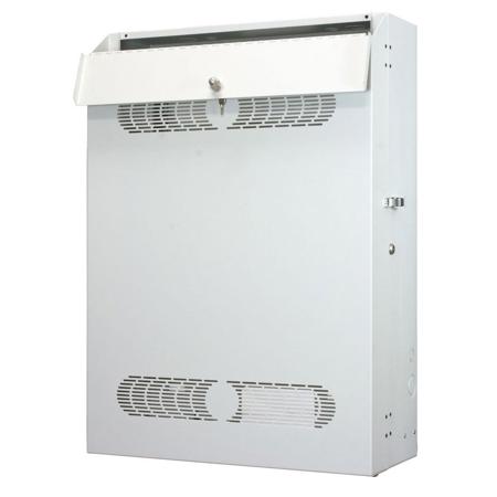Lowell Manufacturing RCCD-4636 Remote Consolidation Cabinet, 4U + 6U, 30"D, Gray