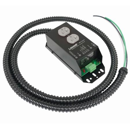 Lowell Manufacturing RPC-20-SHW Remote Power Control,Surge Protect, 6' Hardwired
