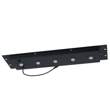 RPL-T3 3U Steel Rackmount Panel with 5-LED Lights, Top Mount