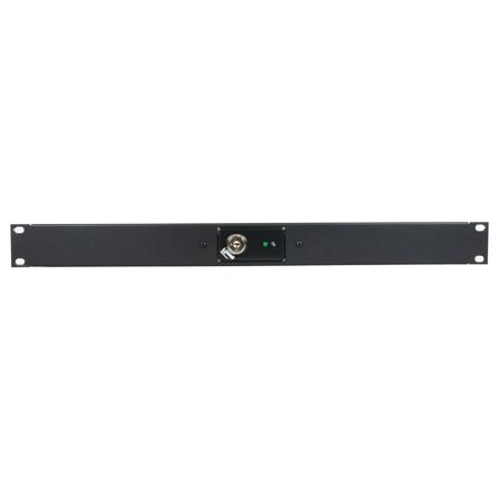 Lowell Manufacturing RPSB-KR-RJ SPST Key-Switch, RJ45, Maintained,1 LED,1U,Black