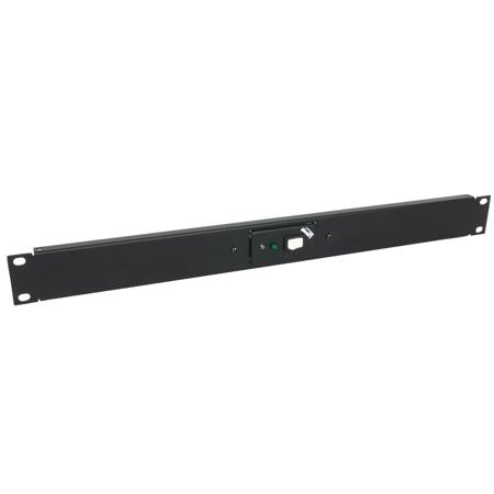 Lowell Manufacturing RPSB-R SPST Rocker Switch, Maintained, 1 LED, 1U, Black