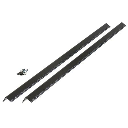 Lowell Manufacturing RRN 44U Rails for LGNR and LGVR Narrow Gangable Racks, Pair
