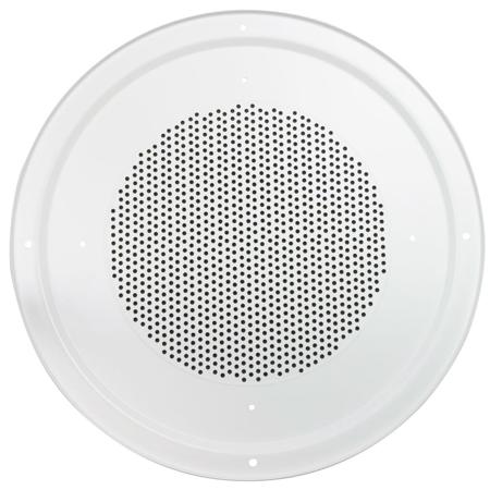 Lowell Manufacturing RS12-AW Aluminum Screw-Mount Grille for 12" Speaker, 16.63" Diameter, White