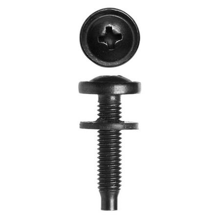 Lowell Manufacturing RSP-500 10-32x3/4" Truss Head Screw, 5.1 Hard,500 Pcs,Black