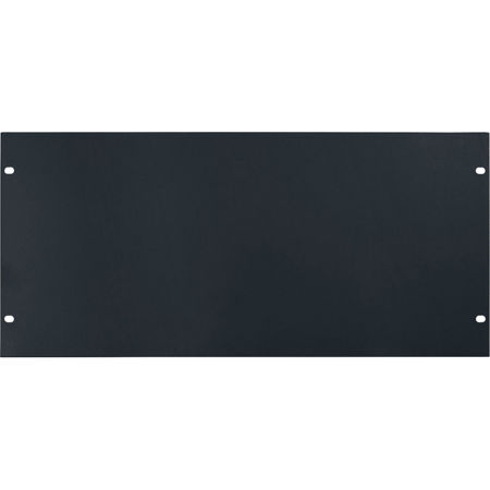 Lowell Manufacturing SEFP-5 5U 14 Gauge Blank Steel Rackmount Flat Panel, Black