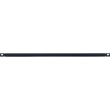 Lowell Manufacturing SEP-03 1/3U Steel Rackmount Blank Panel with Flange, Black