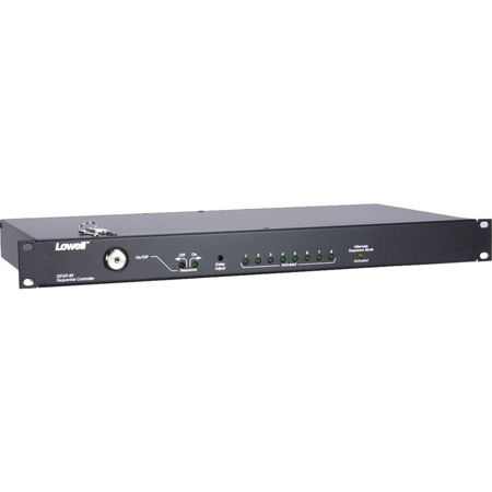 Lowell Manufacturing SEQR-8K 8-Channel 1U Rack Mount Power Sequencer, Rocker Switch/Key