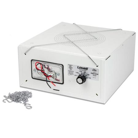 Lowell Manufacturing SM810AW Sound Masking Speaker, Hangar Mount, White