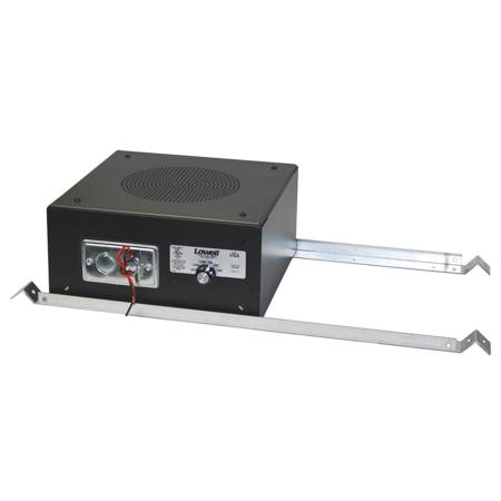 Lowell Manufacturing SM820A-BR Sound Masking Speaker, Bridge Rails, Black