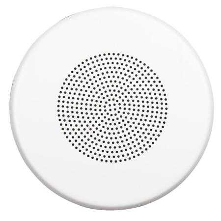 Lowell Manufacturing WB-4T Round Steel Torsion Mount Grille for 4" Speaker,White