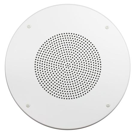 Lowell Manufacturing WB-8 Round Steel Screw-Mount Grille for 8" Speaker, 12.88" Diameter, White
