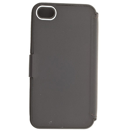 Lax Gadgets Premium Folio Case for iPhone 4/4S, Grey