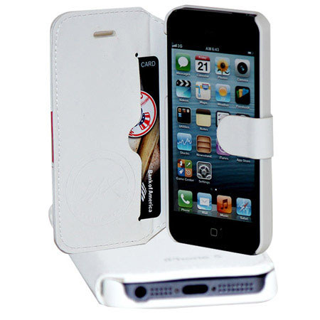 Lax Gadgets Premium Folio for iPhone 5, White