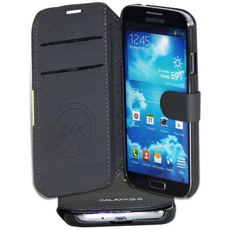 Lax Gadgets Premium Folio for Samsung Galaxy S4, Gray