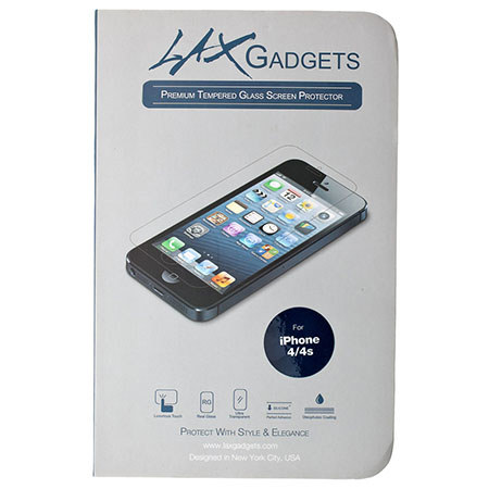 Lax Gadgets Tempered Screen Protector for iPhone 4/4S