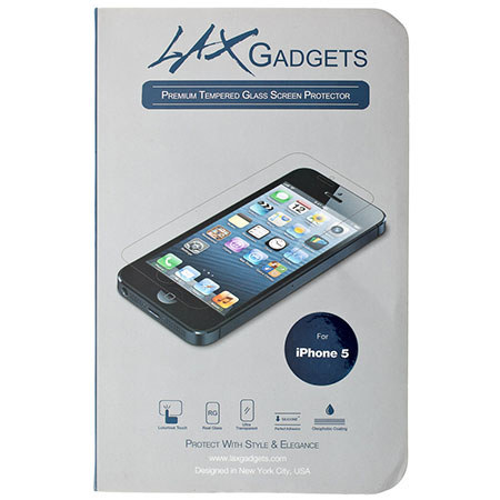 Lax Gadgets Tempered Screen Protector for iPhone 5