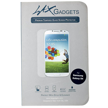 Lax Gadgets Tempered Screen Protector for Galaxy S4