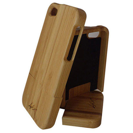 Lax Gadgets Premium Wood Case for iPhone 5, Bamboo