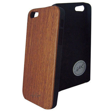Lax Gadgets Premium Wood Case for iPhone 5, PC Rosewood