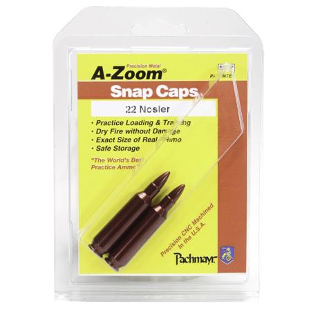 Lyman A-Zoom Rifle Snap Caps for 22 Nosler, 2 Pack