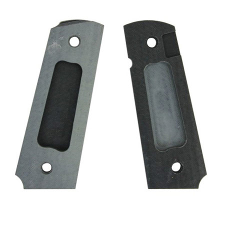 Lyman G-10 Checkered Grip for 1911 Tactical Pistol, Gray/Black
