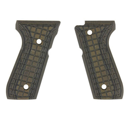 Lyman G-10 Grappler Grip for Beretta 92 FS Tactical Pistol, Green/Black