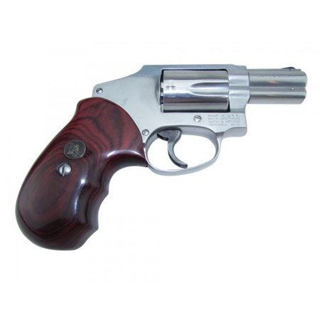 Lyman Renegade Wood Laminate Grip for S&W J Frame Revolver, Smooth Rosewood