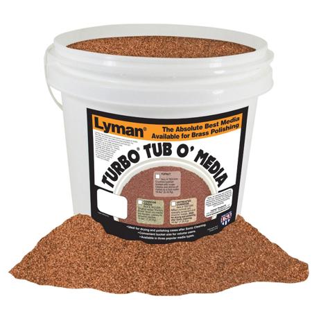 Lyman 18lbs Turbo Tub O'Media Tufnut Case Cleaning Media