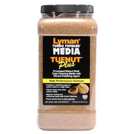 Lyman Large Tufnut Untreated Tumbling and Cleaning Brass Case Media, 12 lbs