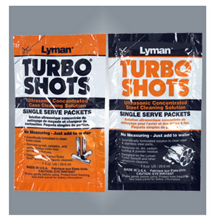 Lyman Turbo Shots Single Serve Case Cleaning Solutions, Pack of 10