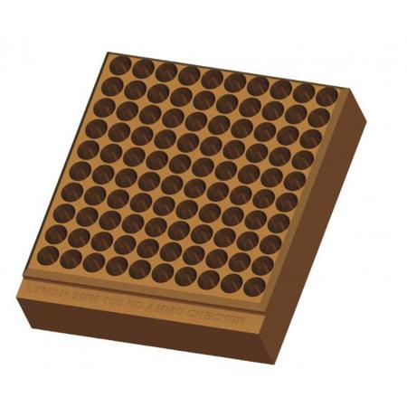 Lyman 9mm 100 Hole Ammo Checker Block