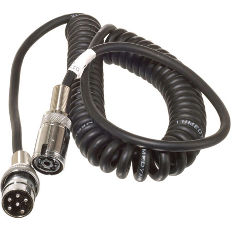 Lumedyne HCCD 3-7 ft Coiled Head Extension Cord, #035
