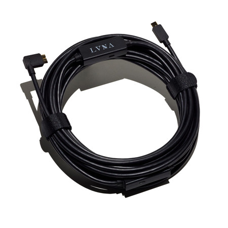 LVNA Digital MAVERICK 31.1' USB-C Straight to Micro-B Right Angle Tether Cable, Black