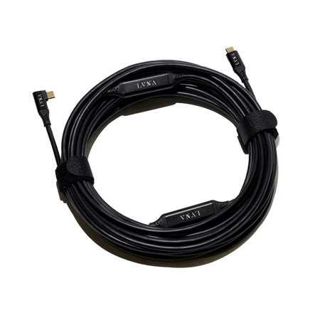 LVNA Digital RINCON X 32.8' USB-C Straight to RA Directional Tether Cable, Black