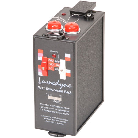 Lumedyne P4NX Next Generation 400WS Fast Recycling Pack
