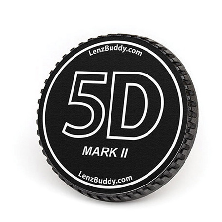 LenzBuddy Body Cap for Canon 5DMII (Black & White)