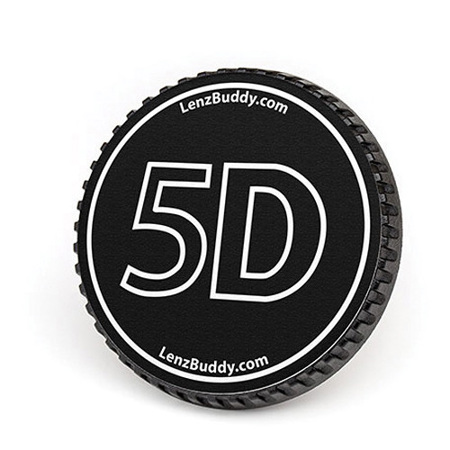 LenzBuddy Body Cap for Canon 5D (Black & White)