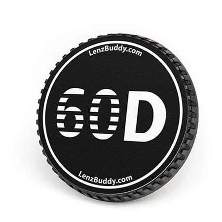 LenzBuddy Body Cap for Canon 60D (Black & White)