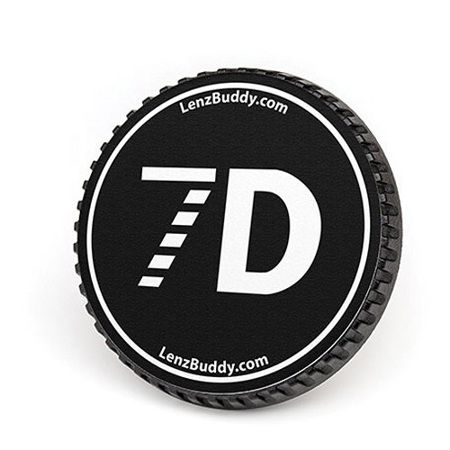 LenzBuddy Body Cap for Canon 7D (Black & White)