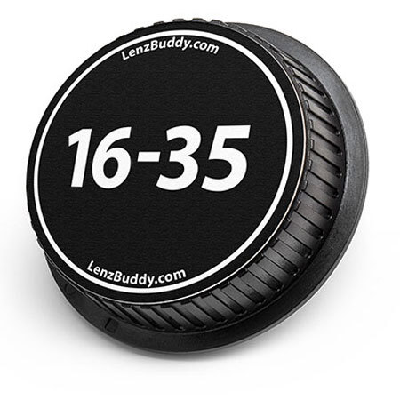 LenzBuddy Rear Lens Cap for Canon 16-35mm (Black & White)