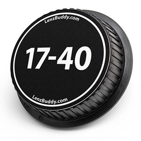 LenzBuddy Rear Lens Cap for Canon 17-40mm (Black & White)