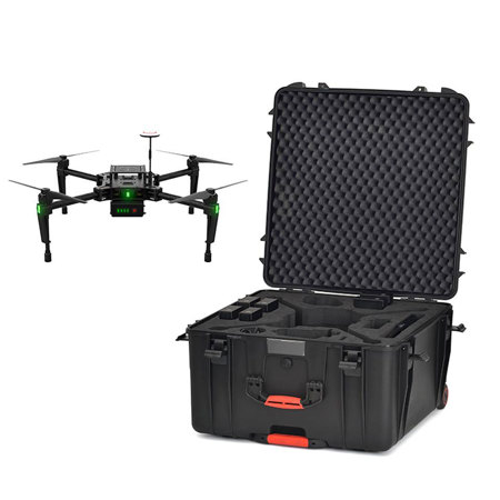 HPRC Wheeled Hard Case with Foam for DJI Matrice 100, Black