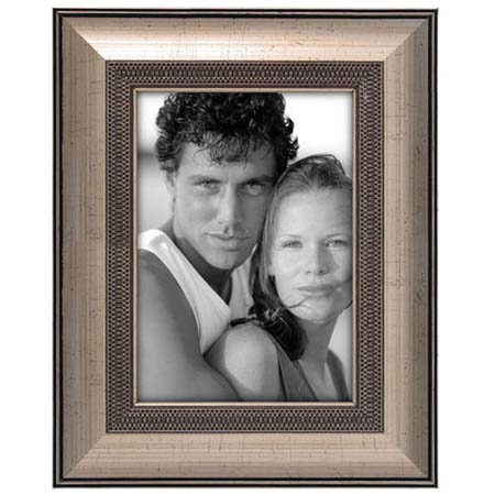 Malden Classic Series Wood Frame, 8x10, Classic Silver