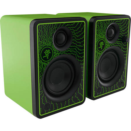 Mackie CR3-X 3" 50W Creative Reference Multimedia Monitors, Green Lightning,Pair