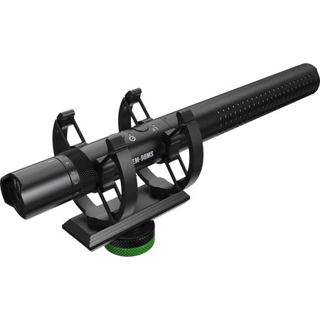 Mackie EM-98MS On-Camera Shotgun Microphone for Smartphones and DSLRS