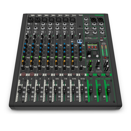Mackie ProFX12v3+ 12-Channel Analog Mixer with Enhanced FX, USB Recording Modes and Bluetooth