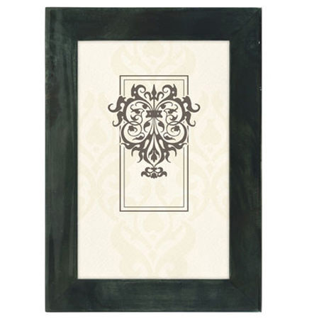Malden International Natural BURLWOOD 4x6" Frame, Teal